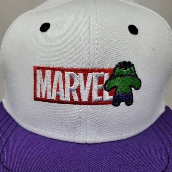 Miniso Life Marvel Embroidered Logo Snapback Adjustable Trucker Hat NEW - Picture 2 of 9